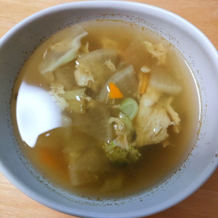 グリーンカレー風スープ
